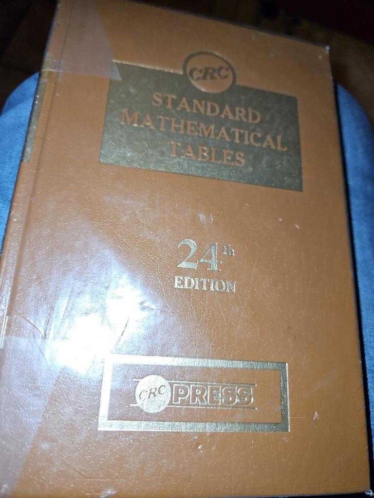 Standard Mathematical Tables   24th Edition, Ophalen of Verzenden