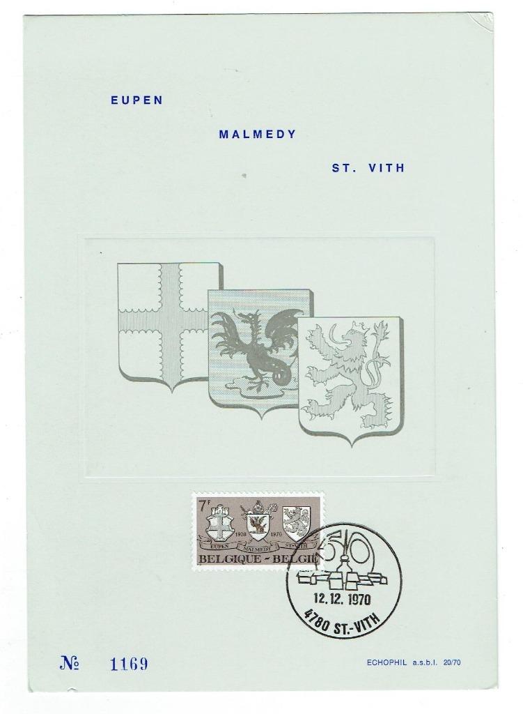 Gelegenheidskaart met zegel OBP nr 1566 (Post-0065), Met stempel, Ophalen of Verzenden, Gestempeld, 1e dag stempel