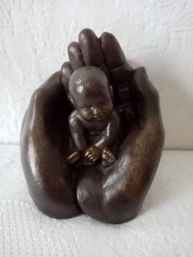 Gipsen sculptuur van Yourin Artiom/Perkeo nr;255 jaren 70, Antiek en Kunst, Kunst | Beelden en Houtsnijwerken, Ophalen of Verzenden