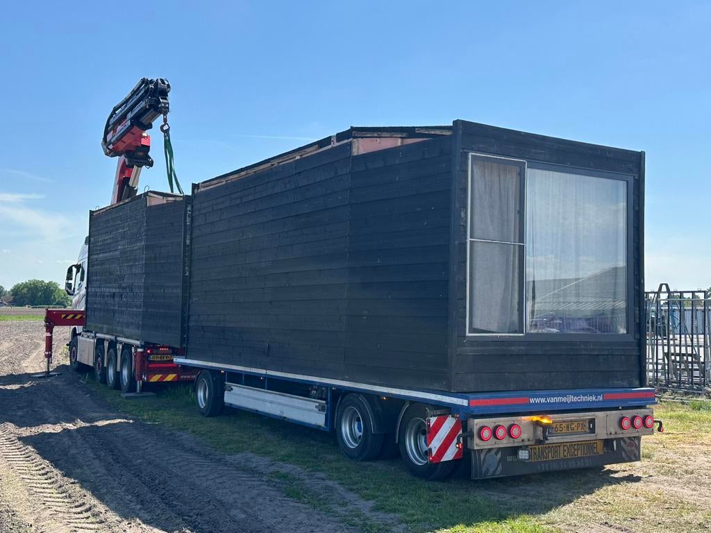 Spacebox l woonunit l stacaravan zwart de laatste, Ophalen of Verzenden