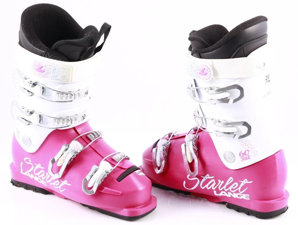 38 38,5 EU kinder skischoenen LANGE STARLET 60 RTL, Gebruikt, Schoenen, Ophalen of Verzenden, Carve