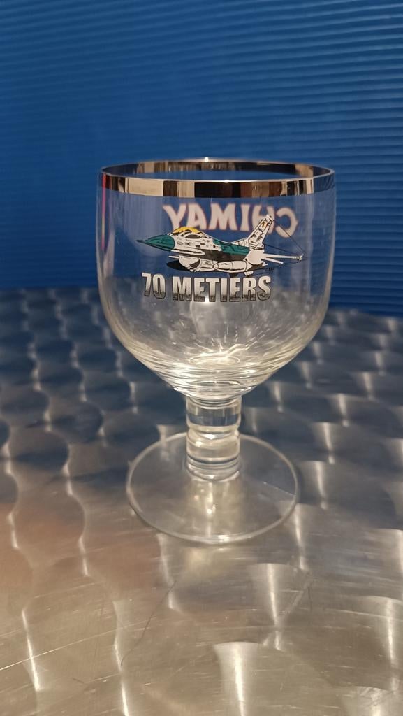 Verre Chimay 18cl 70 métiers, Comme neuf