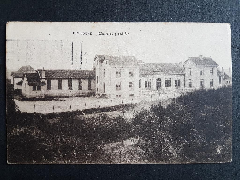 Postkaart Bredene Breedene Oeuvre du grand, Verzenden, 1920 tot 1940, Gelopen, West-Vlaanderen