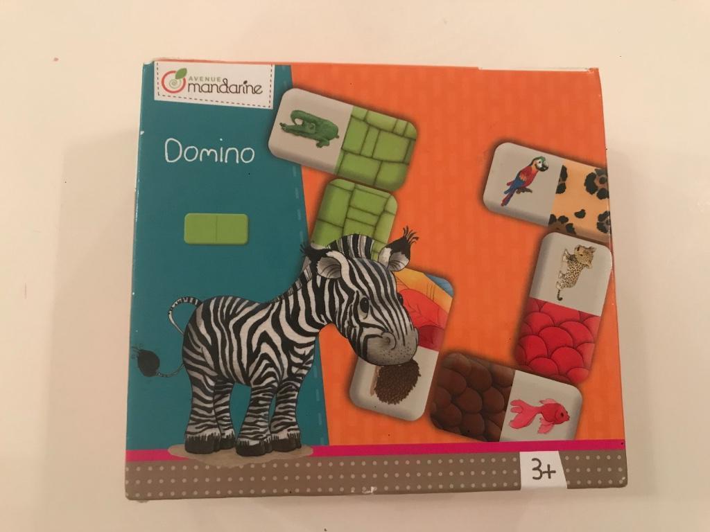 Spel ‘domino’ van Avenue Mandarine, Trois ou quatre joueurs, Enlèvement, Comme neuf, Avenue mandarine