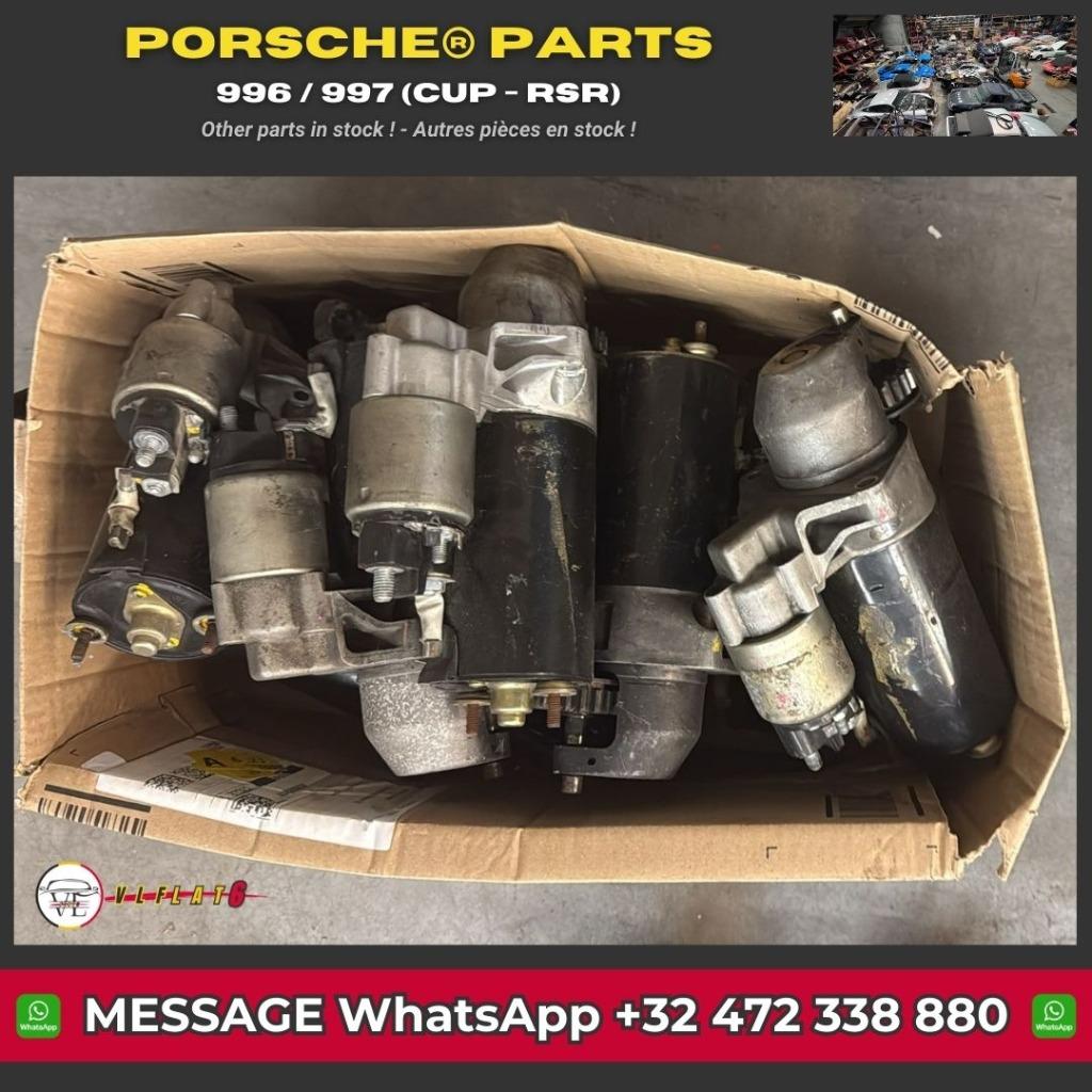 Porsche 996/997 startmotoren — Cup & RSR, Auto-onderdelen, Elektronica en Kabels, Oldtimer onderdelen, Porsche, Gebruikt, Ophalen