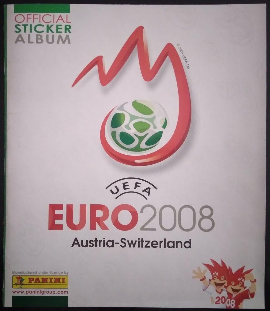 Panini volledig leeg voetbal sticker album euro 2008 nieuwe, Ophalen of Verzenden, Sticker