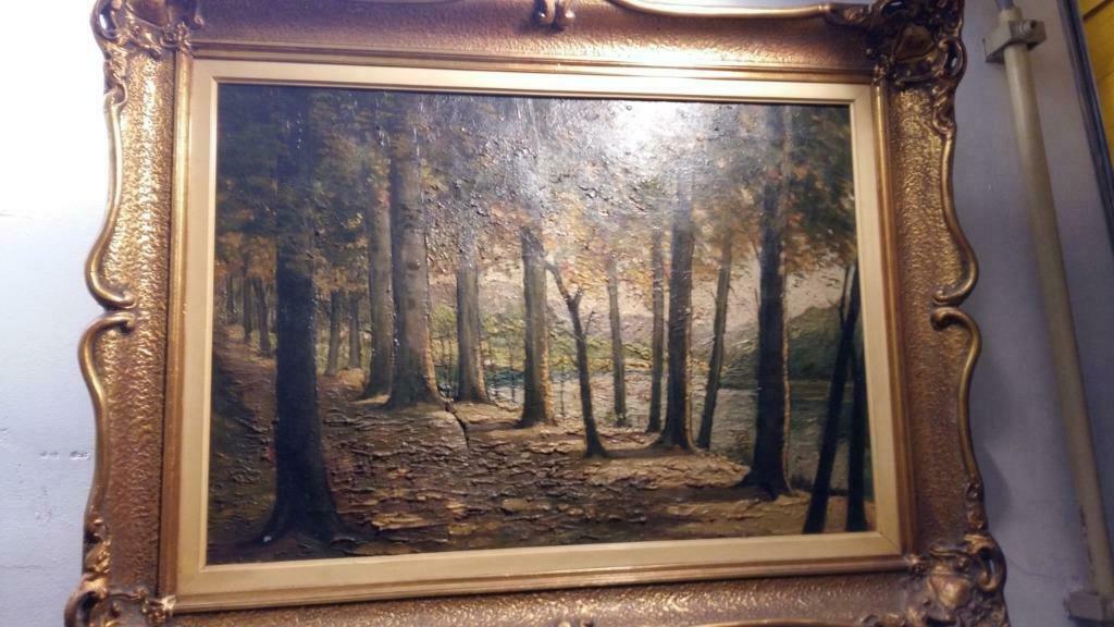 Peinture d'une voie forestière, Enlèvement ou Envoi