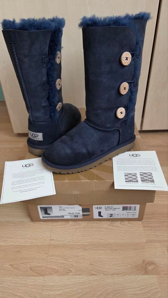 UGG donkerblauwe laarsjes Maat 32, Kinderen en Baby's, Ophalen of Verzenden