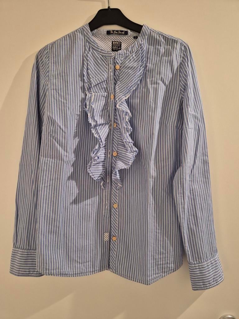 Dames blouse, Ophalen of Verzenden, Zo goed als nieuw, Maat 38/40 (M), Wit