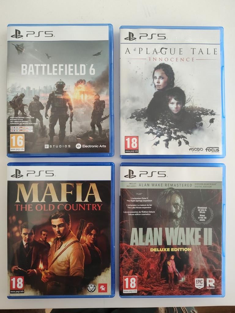 PS5 games, Enlèvement