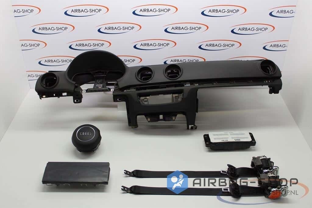 Audi A3 8V Airbagset Dashboard + Airbags 8V1 857 001, -, Utilisé, -, -