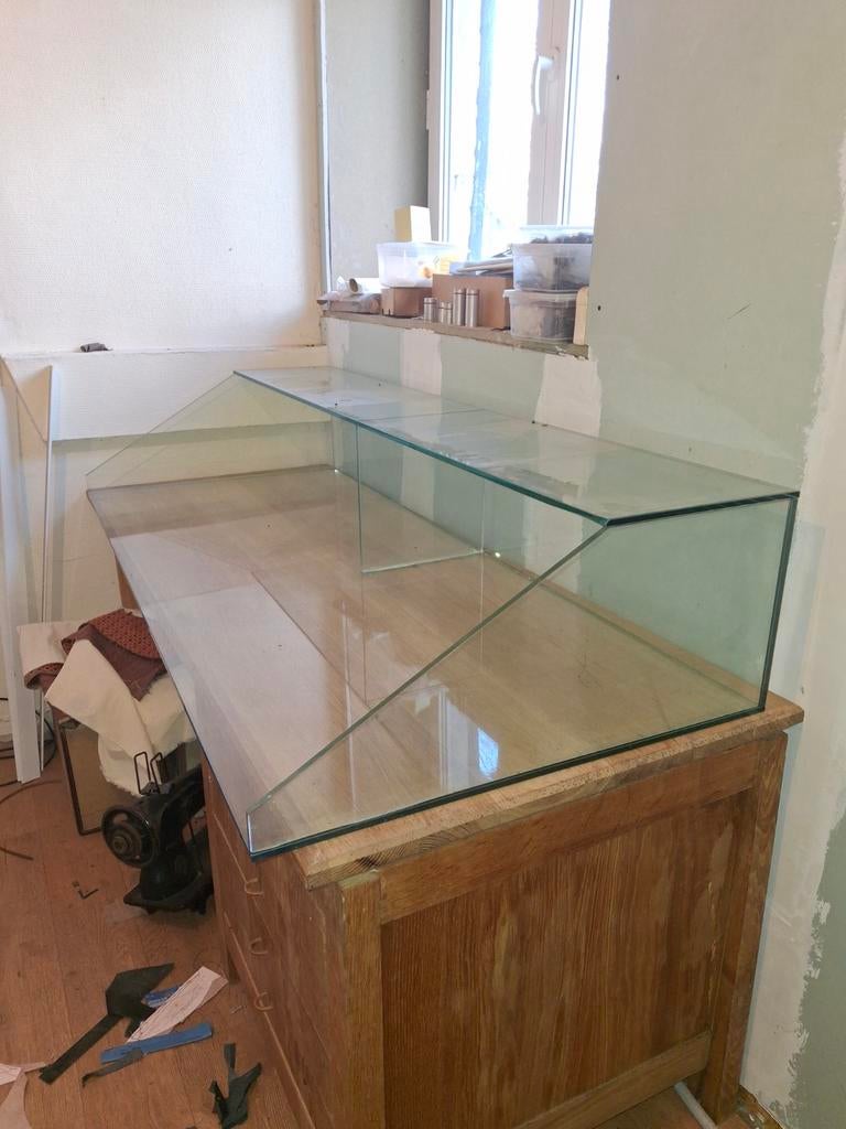 Vitrine banketbakker.(enkel het glas), Ophalen