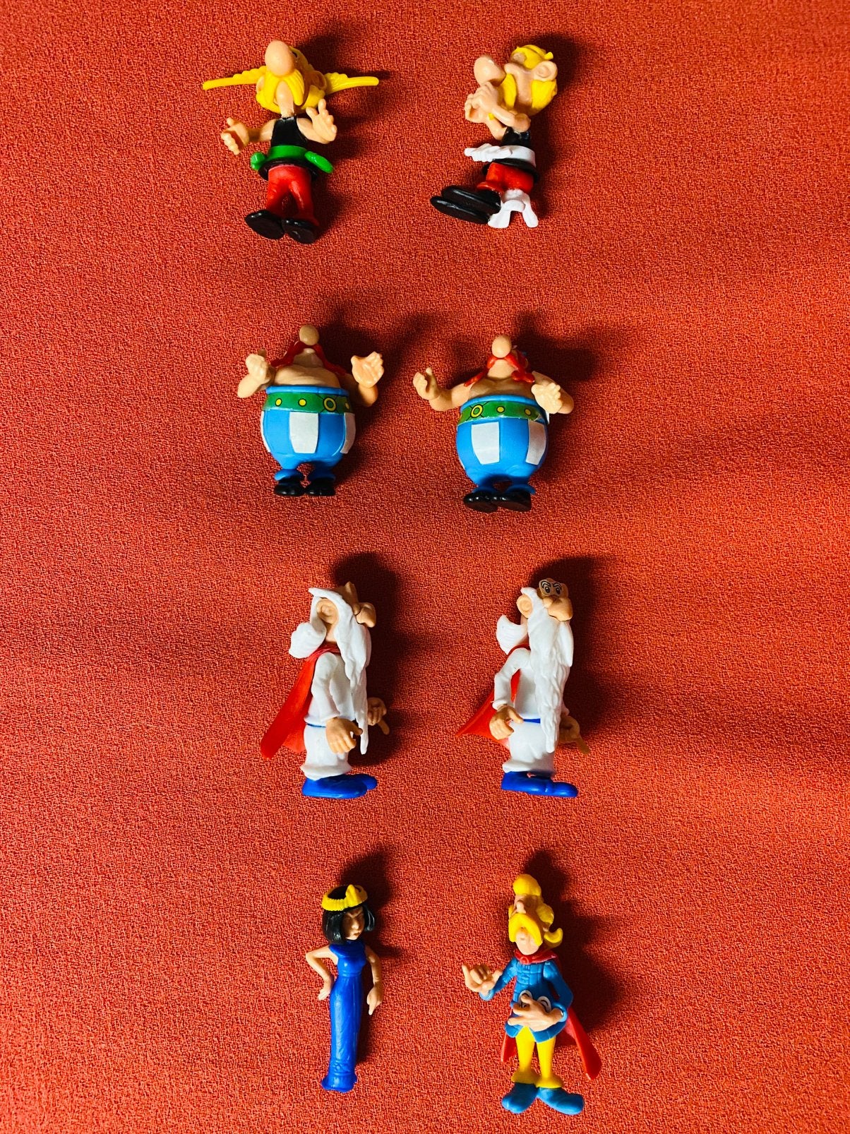 Lot de 8 figurines - Série Astérix - Kinder - vintage, Enlèvement ou Envoi, Utilisé