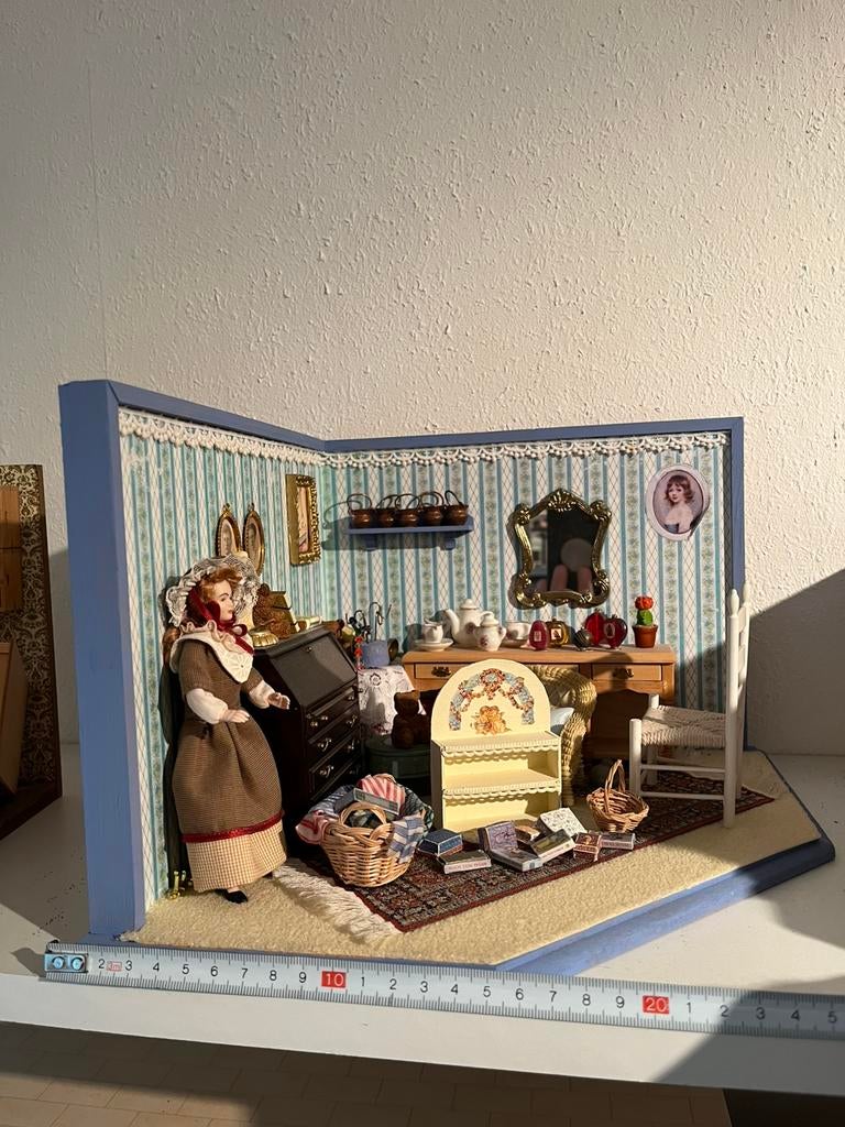 Collectie Poppenhuisjes, Kijkkastjes en Miniaturen, Verzamelen, Ophalen, Zo goed als nieuw
