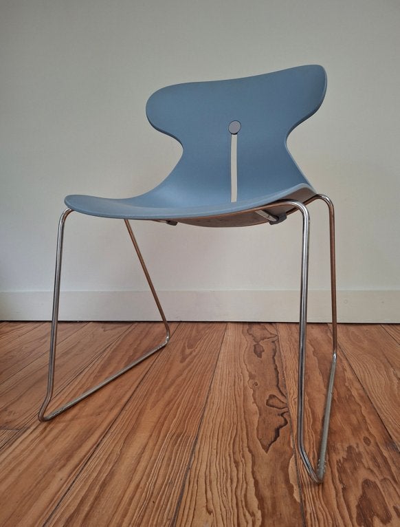 Lot de 5 chaises Mariquita Design by Ximo Roca, Enlèvement, Bleu