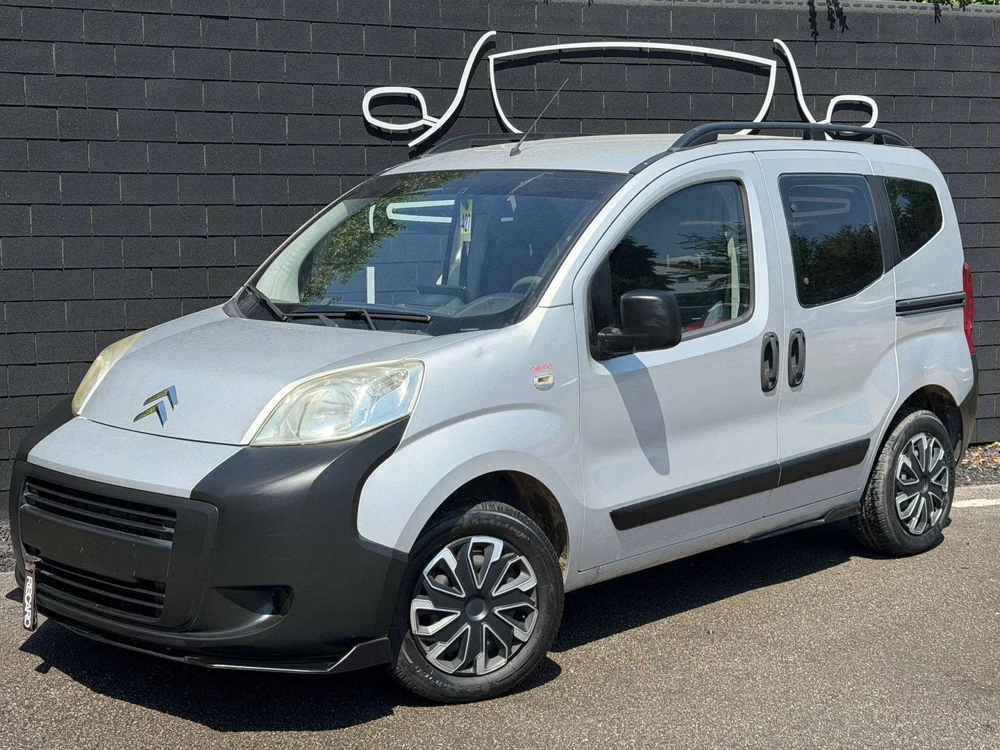 Citroën Nemo 1.4 HDi* 60 584 KM *BOITE AUTO+AIRCO+CAMERA+EU, Argent ou Gris, Achat, 50 kW, Capteur de stationnement