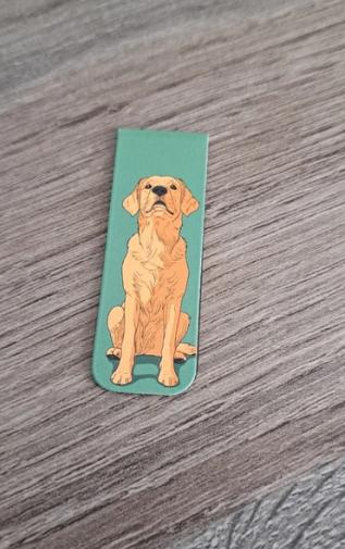 Golden Retriever magnetic bookmark, Enlèvement ou Envoi, Neuf, Animal