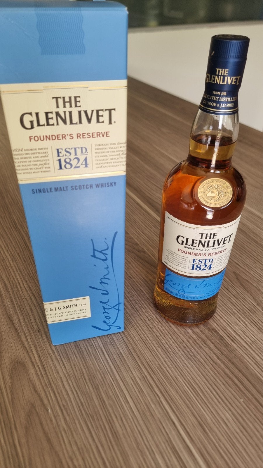 whisky Glenlivet Founder's reserve, Neuf, Pleine, Enlèvement, Autres types