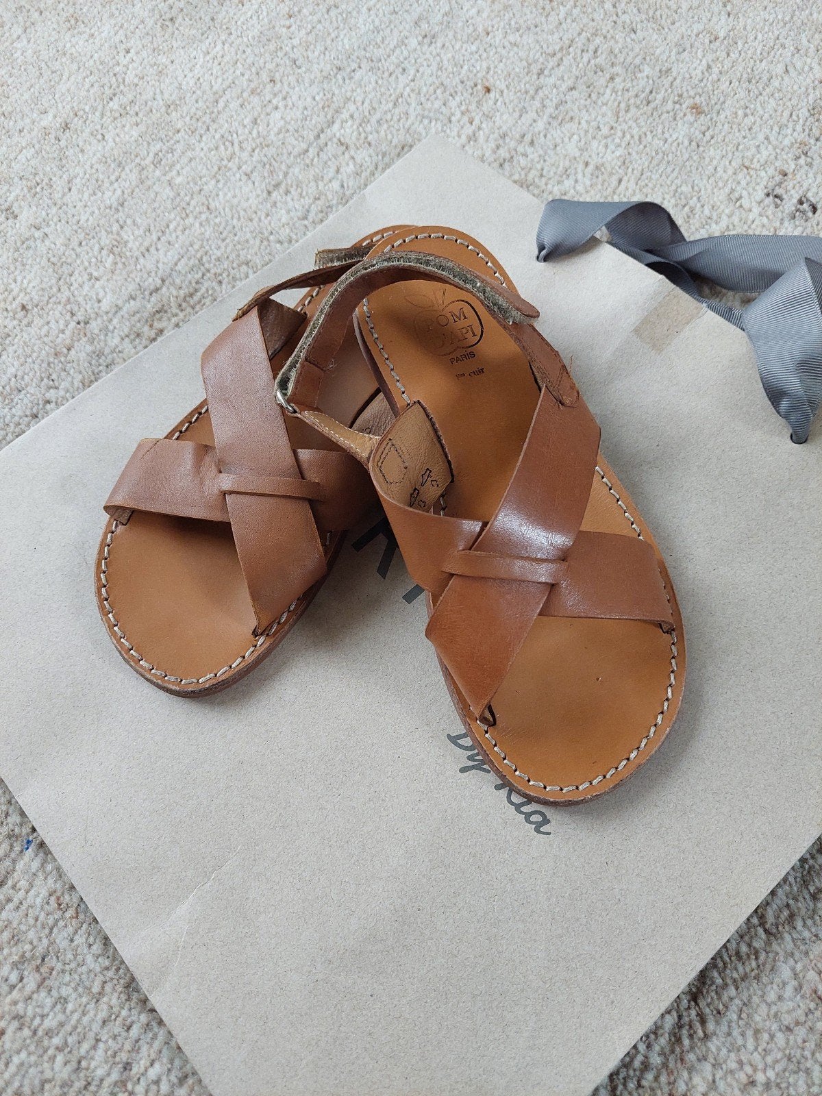 POM D'API Lederen sandalen!!, Kinderen en Baby's, Ophalen of Verzenden