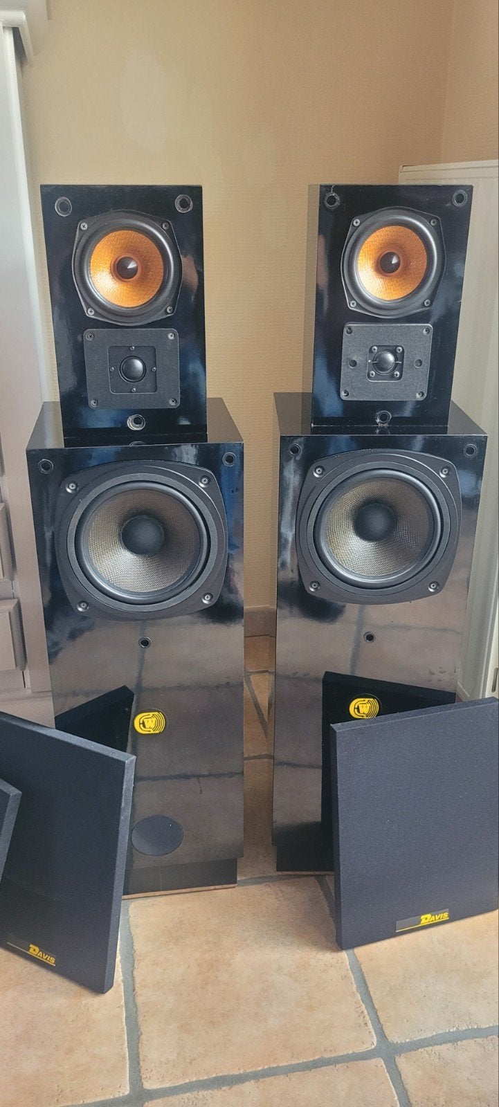 enceintes Davis acoustics Mv 7., TV, Hi-fi & Vidéo, Enceintes, Enlèvement, Comme neuf, Kit d'enceintes, Autres marques