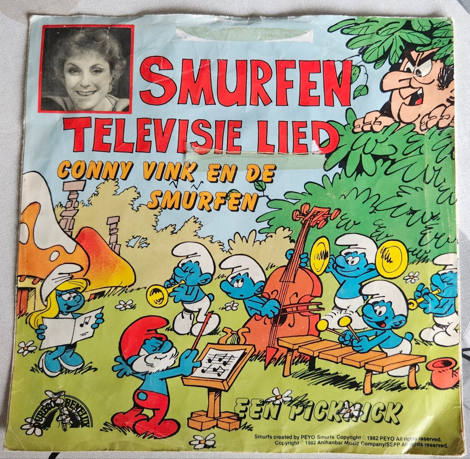 Conny Vink 1982 Smurfen Televisie Lied, Ophalen of Verzenden
