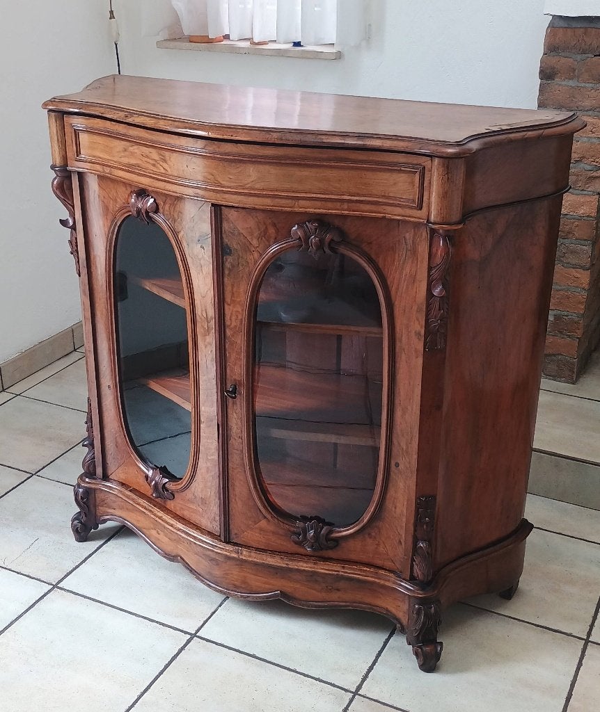 Meuble vitrine très bon état, Avec tiroir(s), 25 à 50 cm, Comme neuf, Enlèvement
