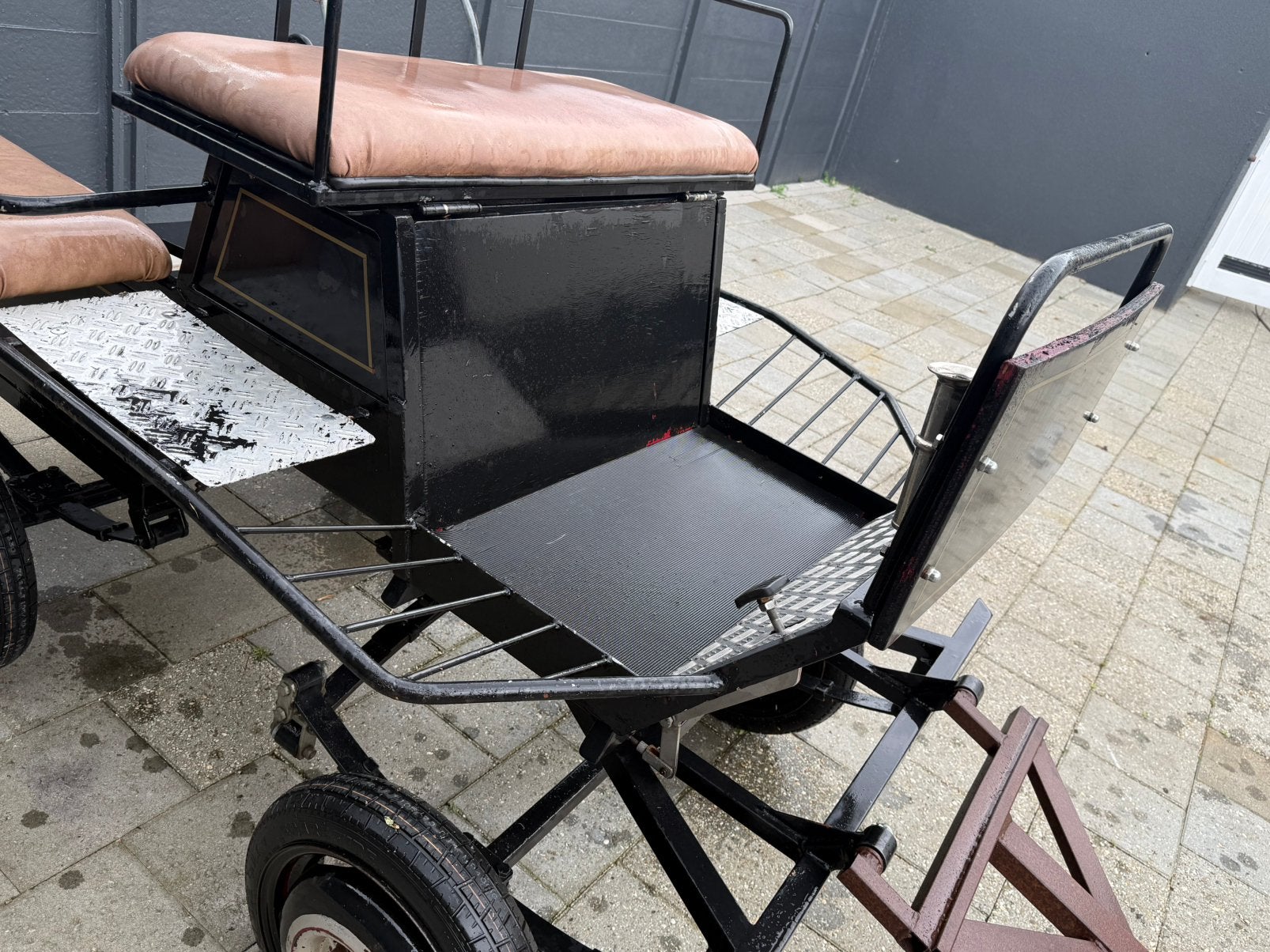 Hier bij verkoop ik mijn mooie pony marathon wagen, Dieren en Toebehoren, Zo goed als nieuw, Pony