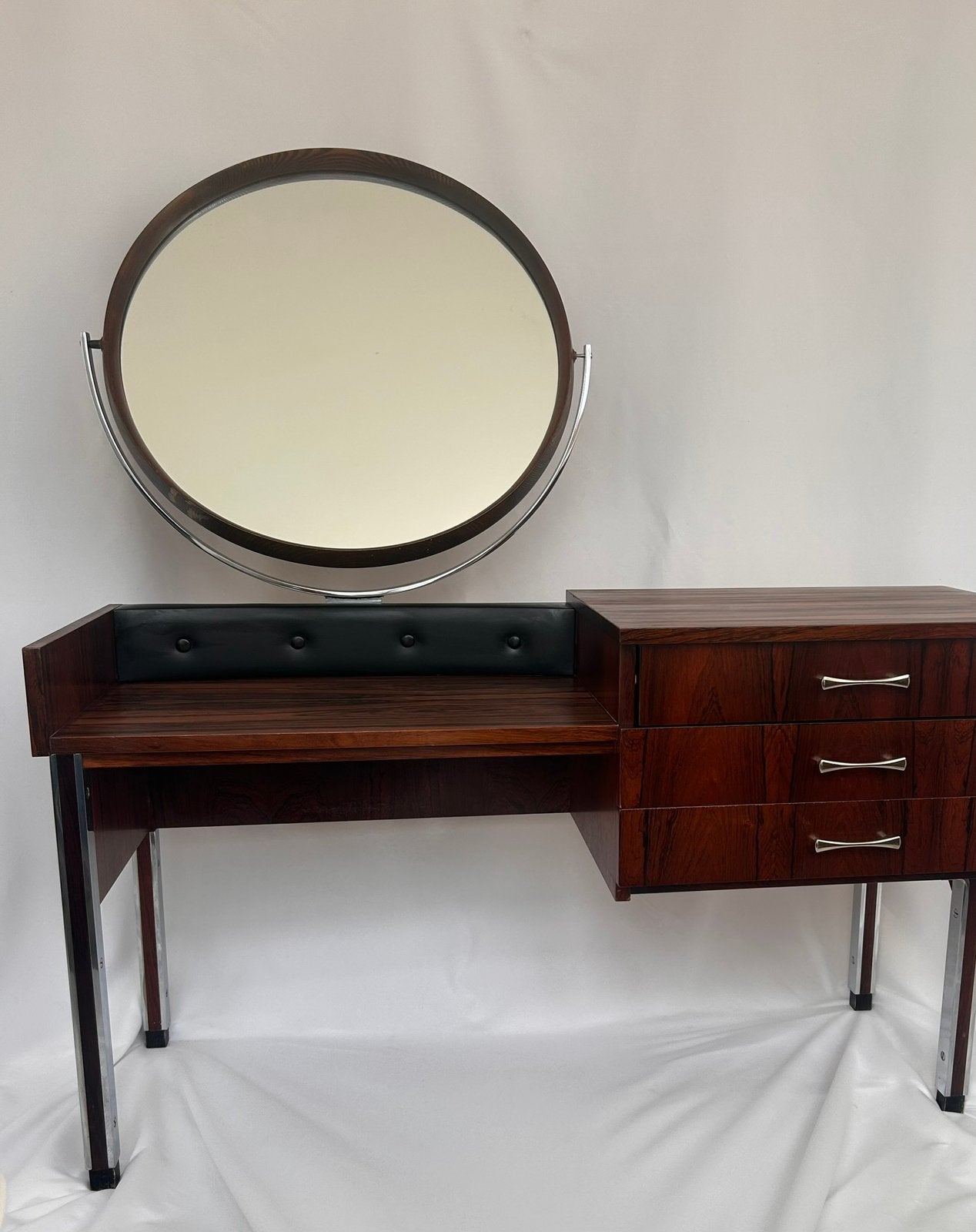 Coiffeuse en palissandre années 60-70, Enlèvement ou Envoi, Comme neuf, Bois