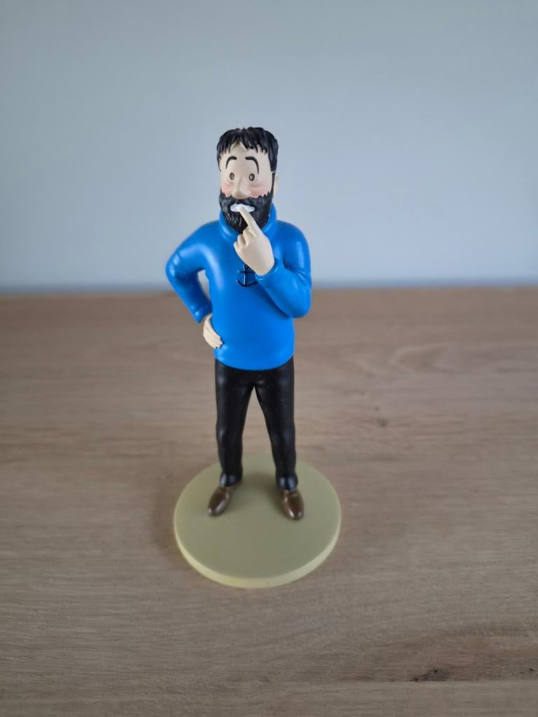 Kuifje beeldje Kapitein Haddock twijfelachtig, Verzamelen, Ophalen of Verzenden, Kuifje