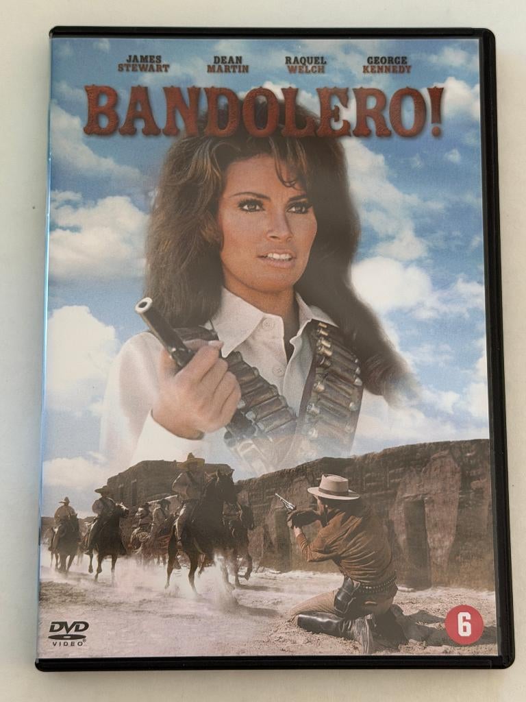 Bandolero! (James Stewart, Raquel Welch...) DVD, 1960 tot 1980, Gebruikt, Ophalen of Verzenden, Vanaf 6 jaar
