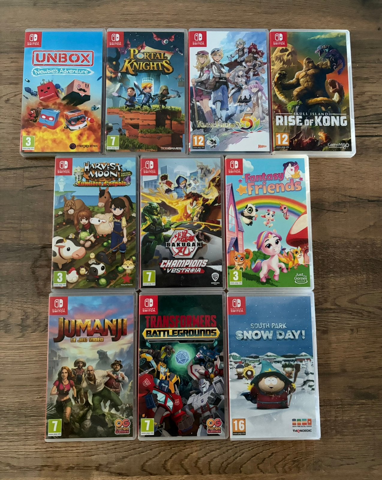 Lot de 10 jeux Switch, Consoles de jeu & Jeux vidéo, Enlèvement ou Envoi, Comme neuf