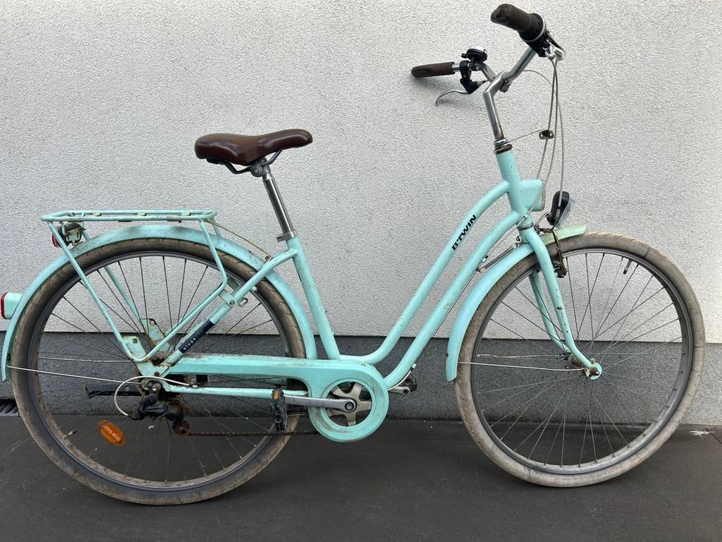 Damesfiets/ studentenfiets/ stationsfiets Btwin, Fietsen en Brommers, Ophalen, Gebruikt, Versnellingen