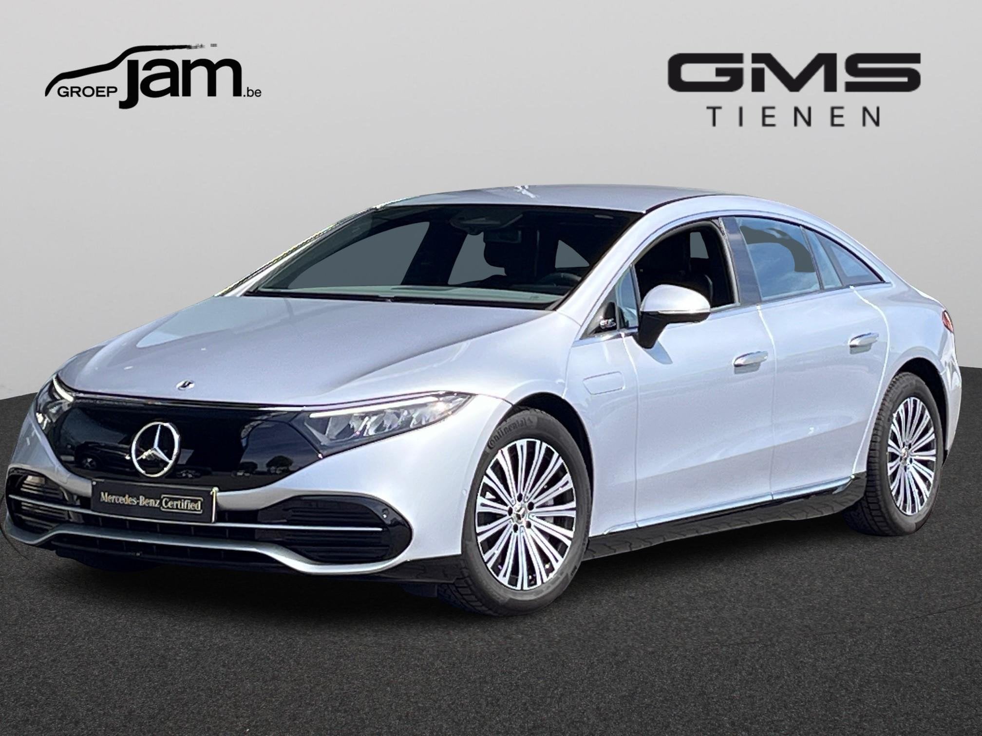 Mercedes-Benz EQS 350 Luxury Line 90 kWh, Auto's, Automaat, Zwart, 90 kWh, EQS