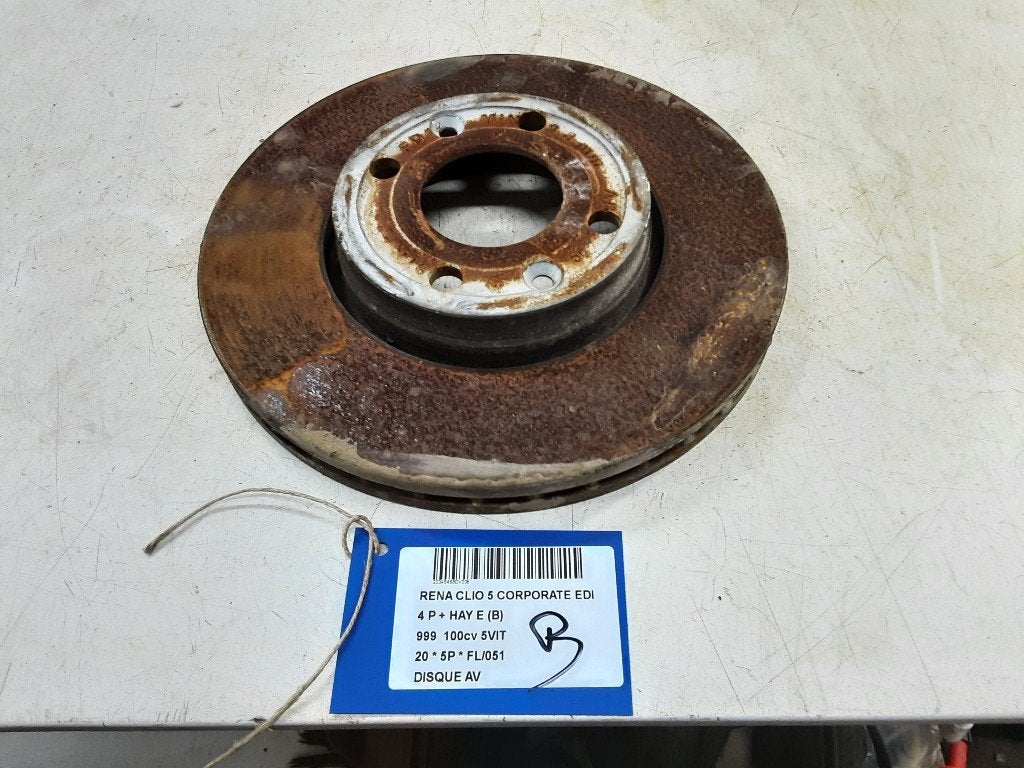 FREIN DISQUE AVANT Renault Clio V (RJAB) (01-2019/-), Renault, Utilisé, Peter-Huppertz-Straße 5
51063  Köln, DE, Dialog.deutschland@renault.de