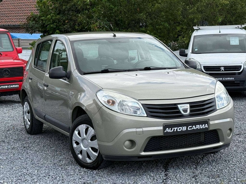 Dacia Sandero Benzine Airco Manueel Zuinige Voertuigen *, Auto's, Dacia, Euro 5, Stof, Gebruikt, Automatische klimaatregeling