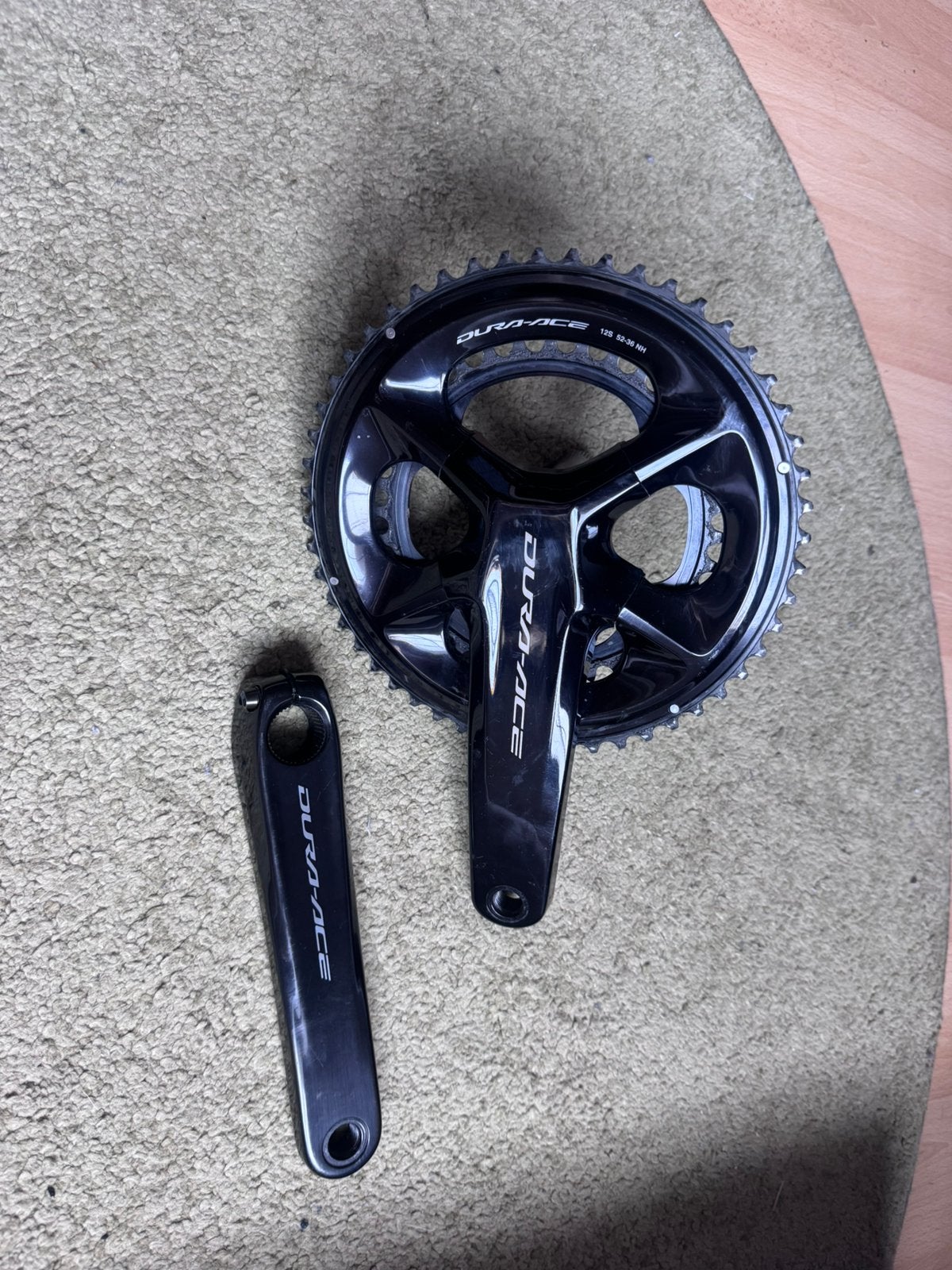 SHIMANO CRANKSTEL DURA-ACE 9200 52X36 172.5 12SP, Kleding | Heren, Riemen en Ceintuurs, Ophalen, Zo goed als nieuw