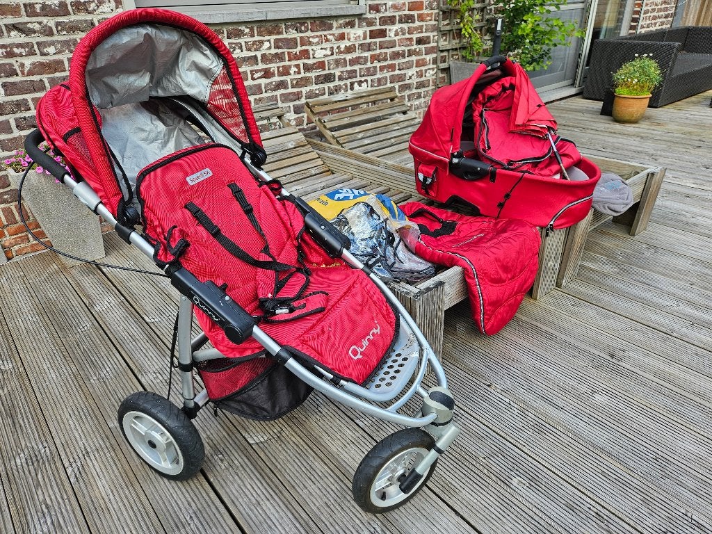 Buggy plus kinderwagen quinny, Kinderen en Baby's, Kinderwagens en Combinaties, Quinny, Zo goed als nieuw, Met reiswieg, Ophalen