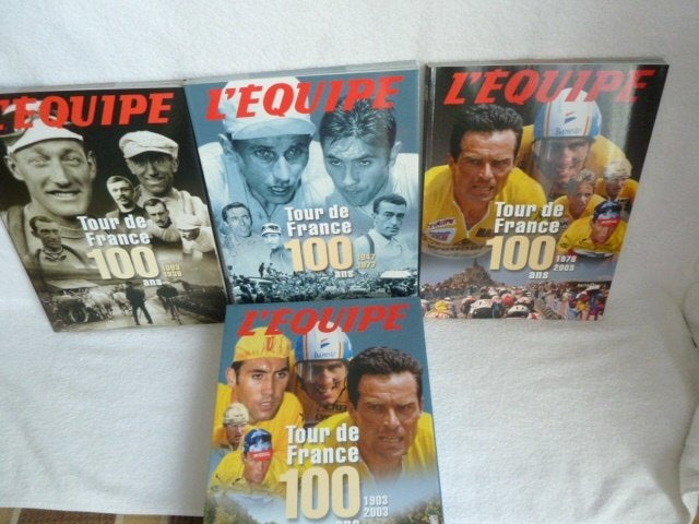 Superbe coffret 3 livres neuf: 100 ans Tour de France 3x255p, Ophalen of Verzenden, Nieuw