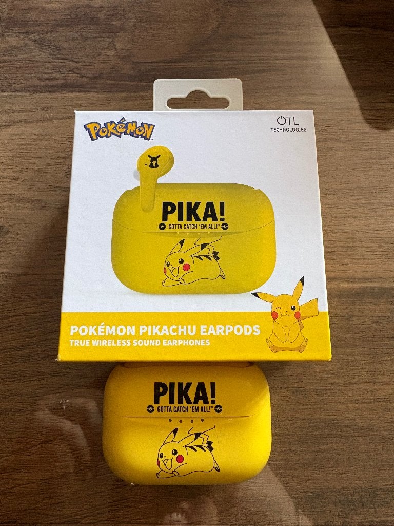 Draadloze oortjes Pokémon, Audio, Tv en Foto, Hoofdtelefoons, In-ear, Zo goed als nieuw, Geel, Ophalen