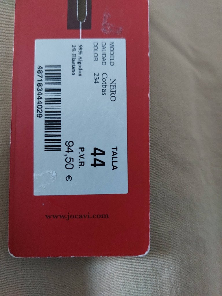 Pantalon neuf, Enlèvement, Neuf, Beige