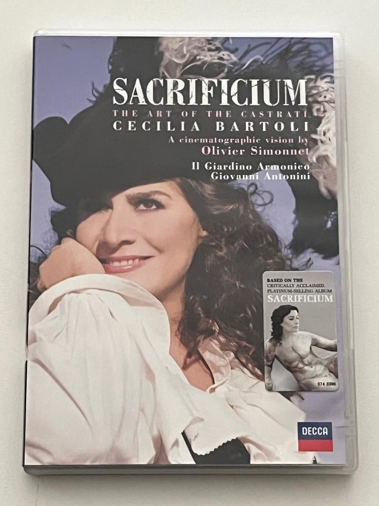 Cecilia Bartoli – Sacrificium (The Art Of The Castrati) DVD, Tous les âges, Enlèvement ou Envoi, Utilisé, Musique et Concerts