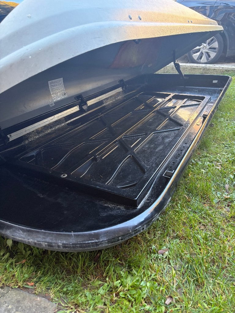 Coffre de toit THULE avec volume de 600 litres, Enlèvement, Utilisé
