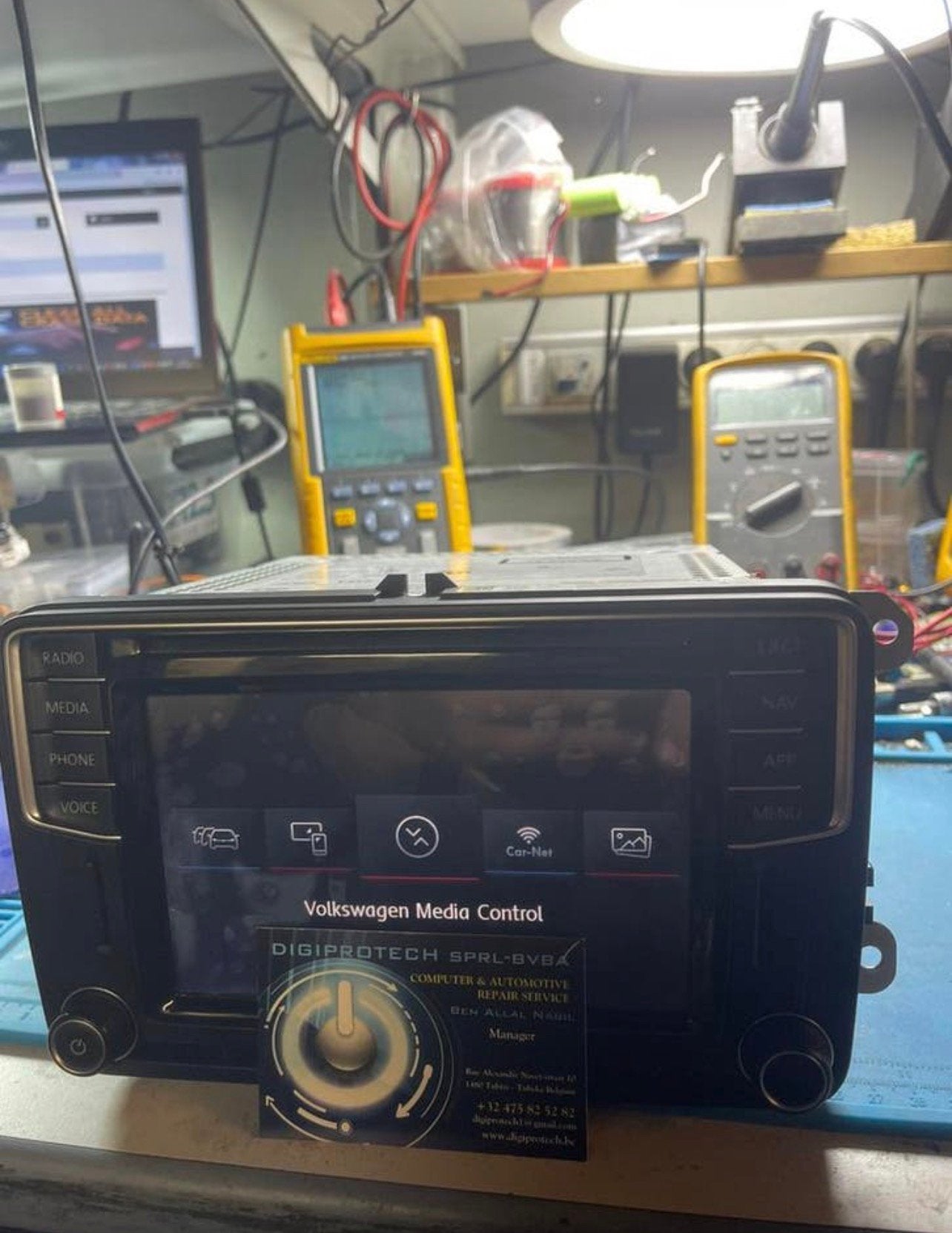 AUTORADIO VS DISCOVER MEDIA MIN AMAROK SHARAN BEETLE CADDY, Ophalen of Verzenden, Zo goed als nieuw