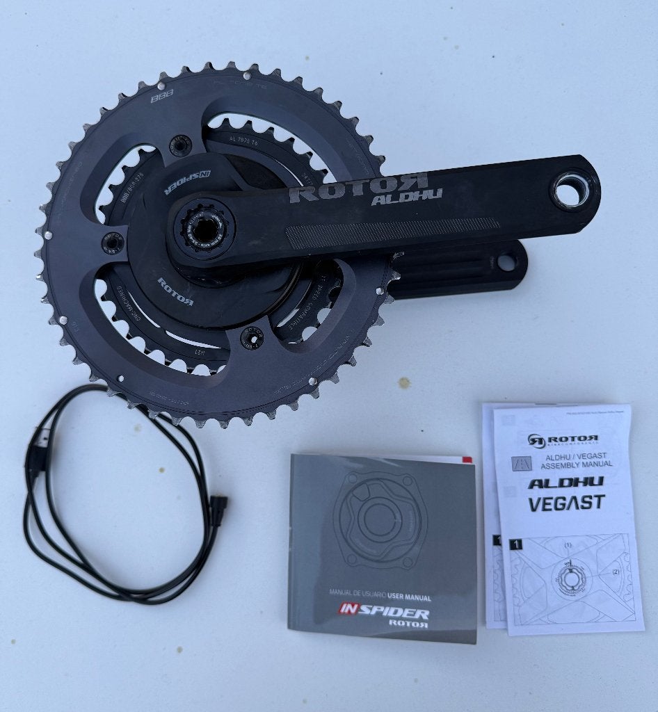 Vermogensmeter Rotor INpower, Crankstel of Pedalen, Ophalen of Verzenden, Zo goed als nieuw, Rotor