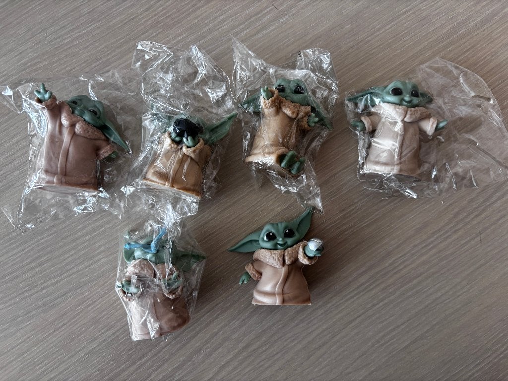 Star Wars 6 Nieuwe Yoda mannetjes als versiering, Verzamelen, Star Wars, Ophalen of Verzenden, Nieuw, Overige typen