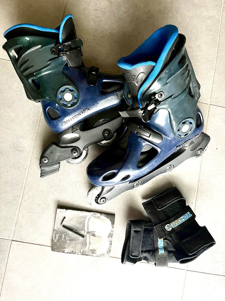 Rollerblades, Verstelbaar, Heren, Zo goed als nieuw, Inline skates 4 wielen