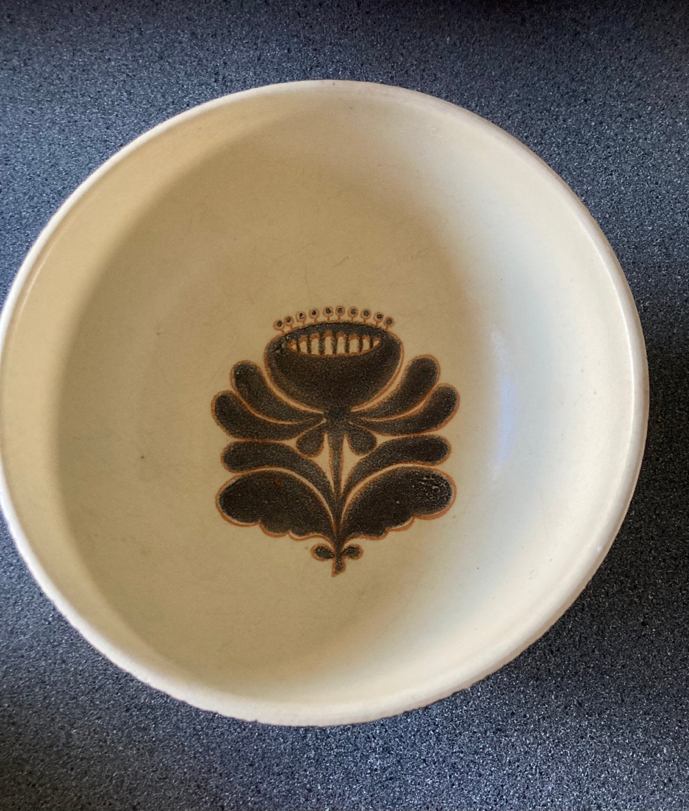 Vintage Ceramano Steinzeug schaal, Antiek en Kunst, Ophalen of Verzenden
