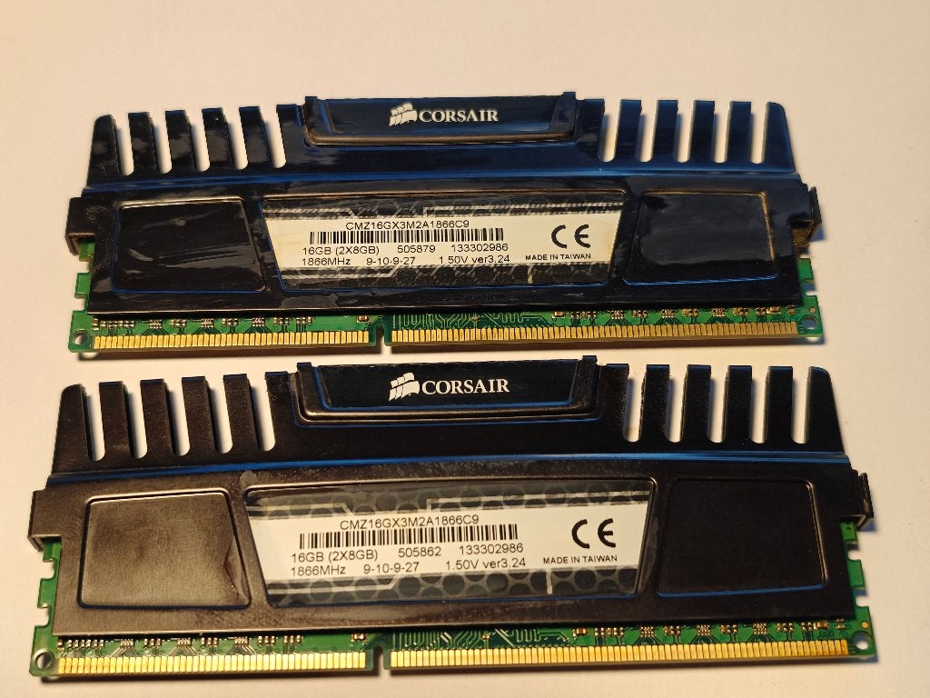 16 GB DDR3 ram geheugen (2 x 8), Computers en Software, RAM geheugen, Ophalen, Gebruikt, DDR3, Desktop