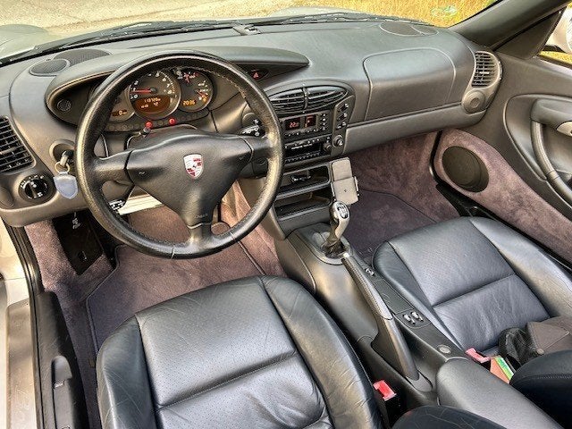 Porsche Boxster 2.7i 220pk, Sport Classic velgen, 113700km, Autos, Porsche, Cuir, Argent ou Gris, Achat, Climatisation automatique