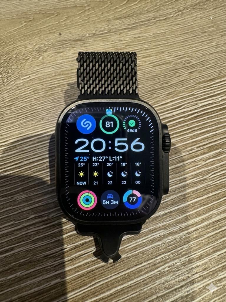 Apple watch ultra 3 met milanese bandje, Handtassen en Accessoires, Smartwatches, Ophalen of Verzenden, Zo goed als nieuw